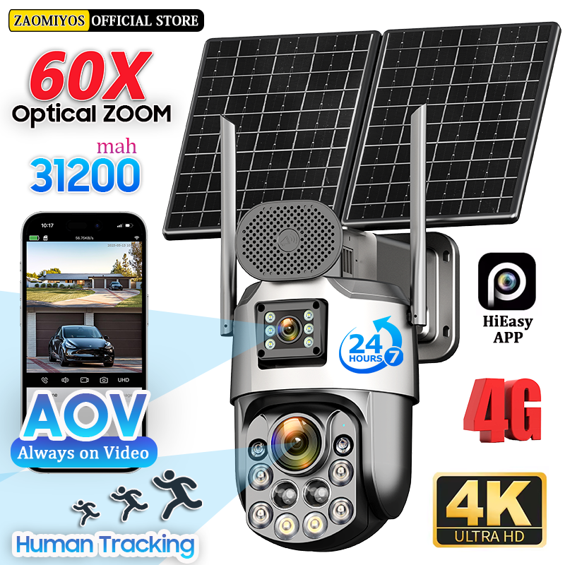 Home Security Technician - Dual Lens Home Outdoor Surveillance Solar