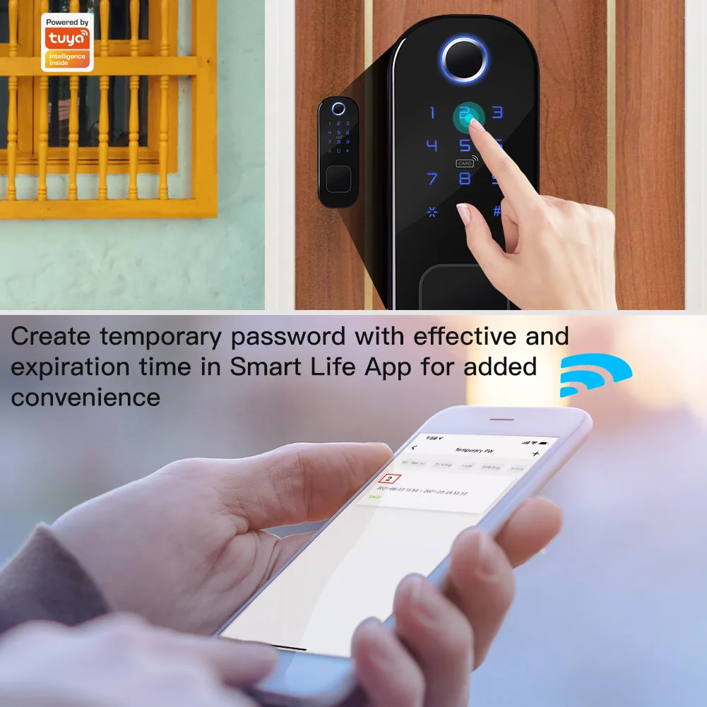 MOES WiFi Tuya Smart Lock Door - Home Security Locks For Doors avaliação e preço