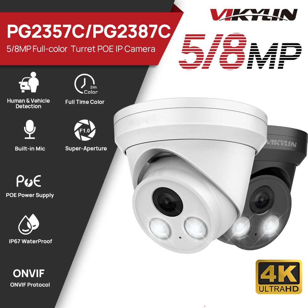 VIKYLIN 5/8MP 4K Full Color IP - Home Security Options avaliação e preço