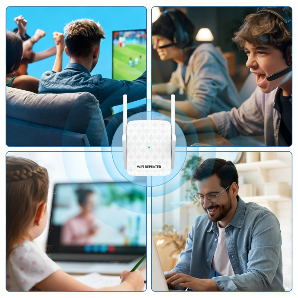 New 1200Mbps 5Ghz WiFi Repeate - Home Security And Internet avaliação e preço