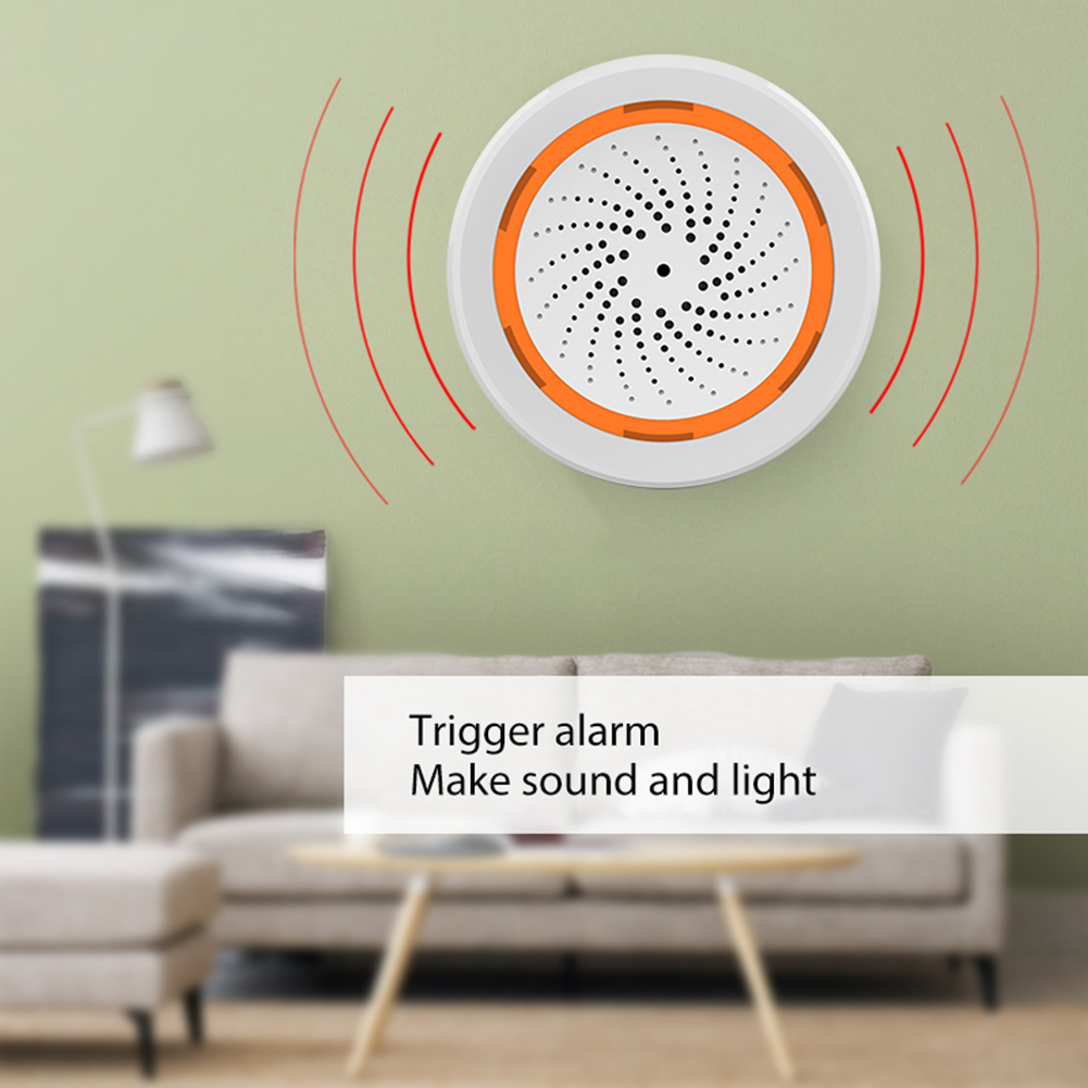 Tuya Zigbee Sound Light Sensor - Home Security Lights avaliação e preço