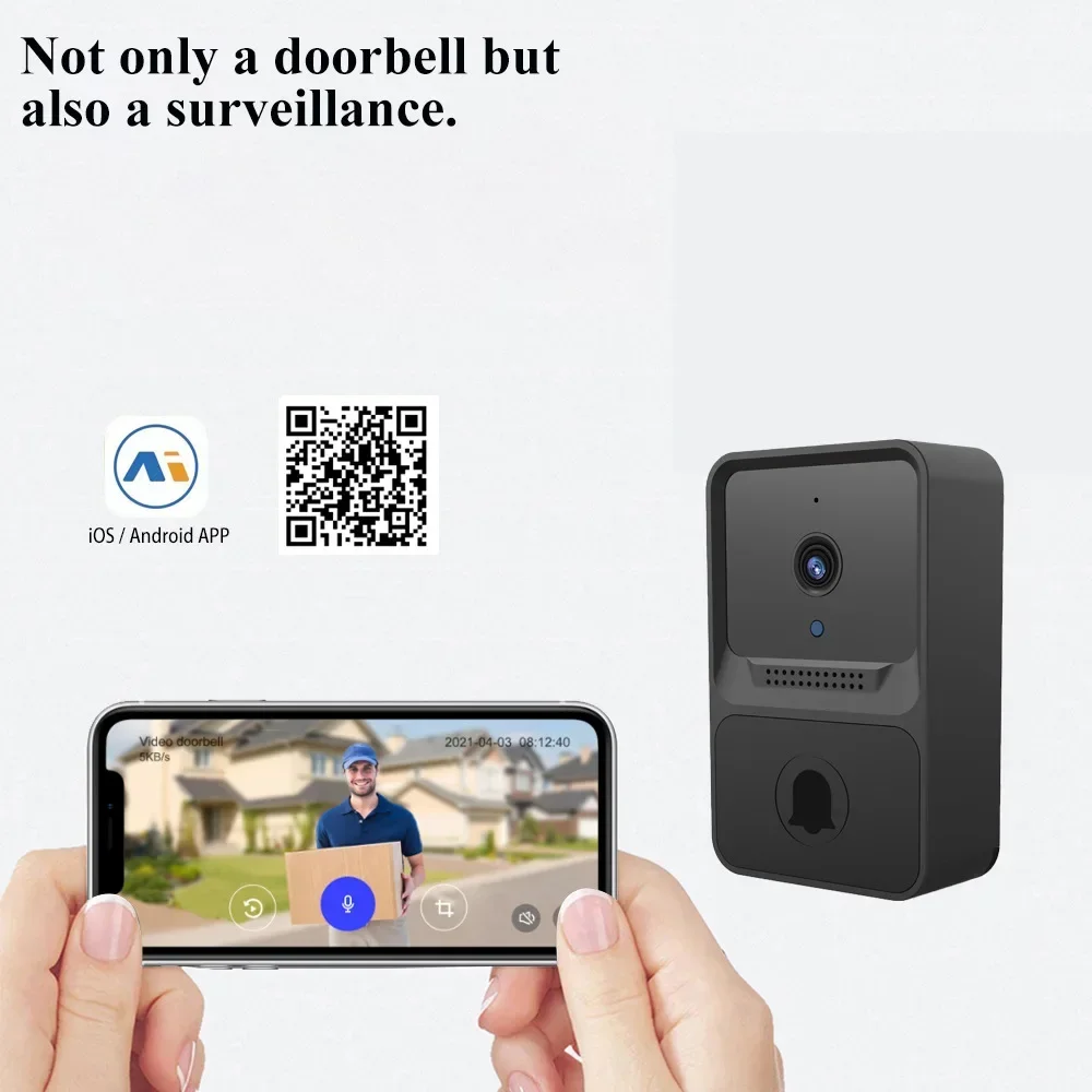 Wireless Doorbell Camera Wifi  - Home Security Ring Camera avaliação e preço