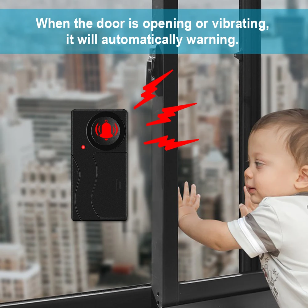 New 110dB Door And Window Vibr - Home Security Yard Sign avaliação e preço