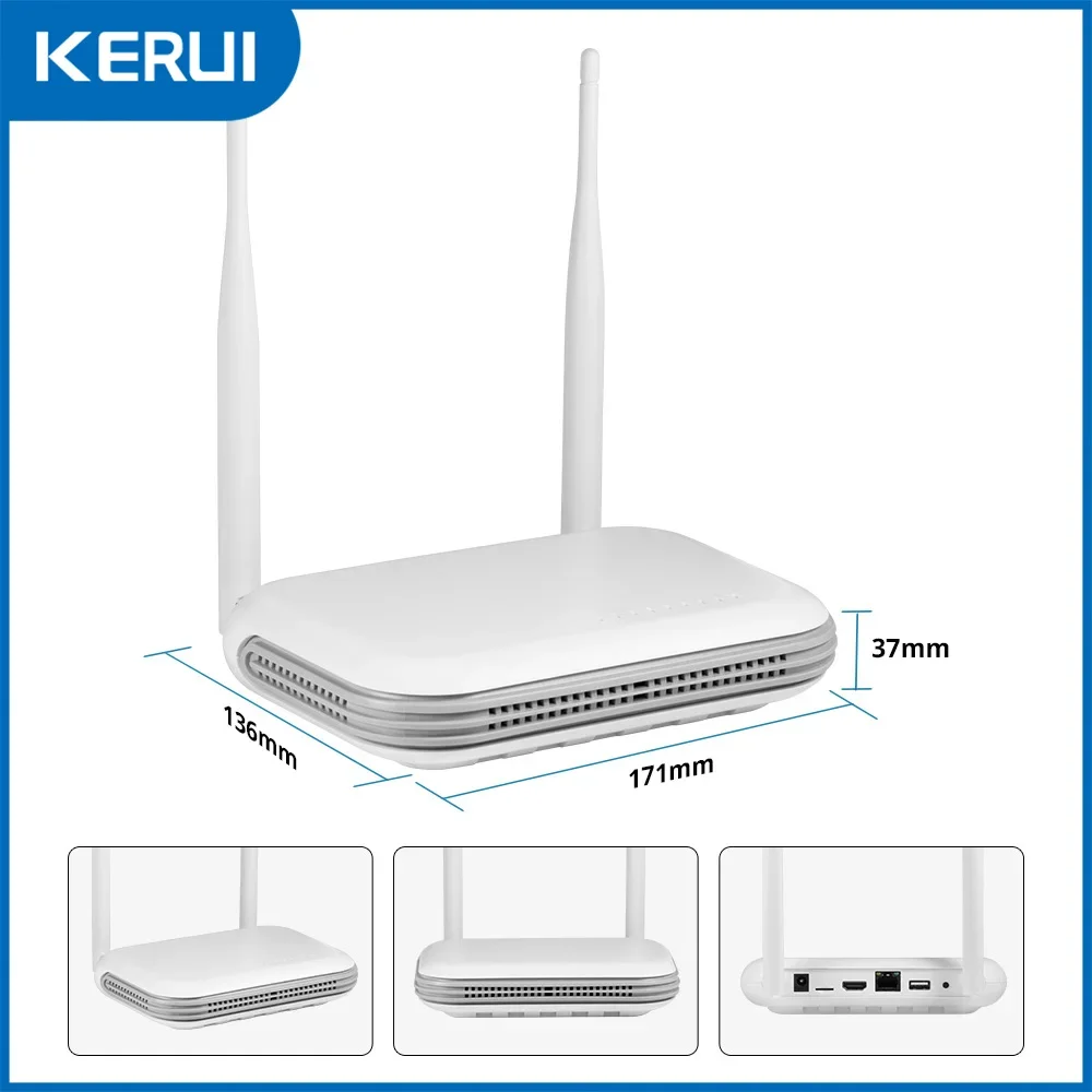 KERUI Mini WIFI Network 8CH NV - Home Security Home Assistant avaliação e preço