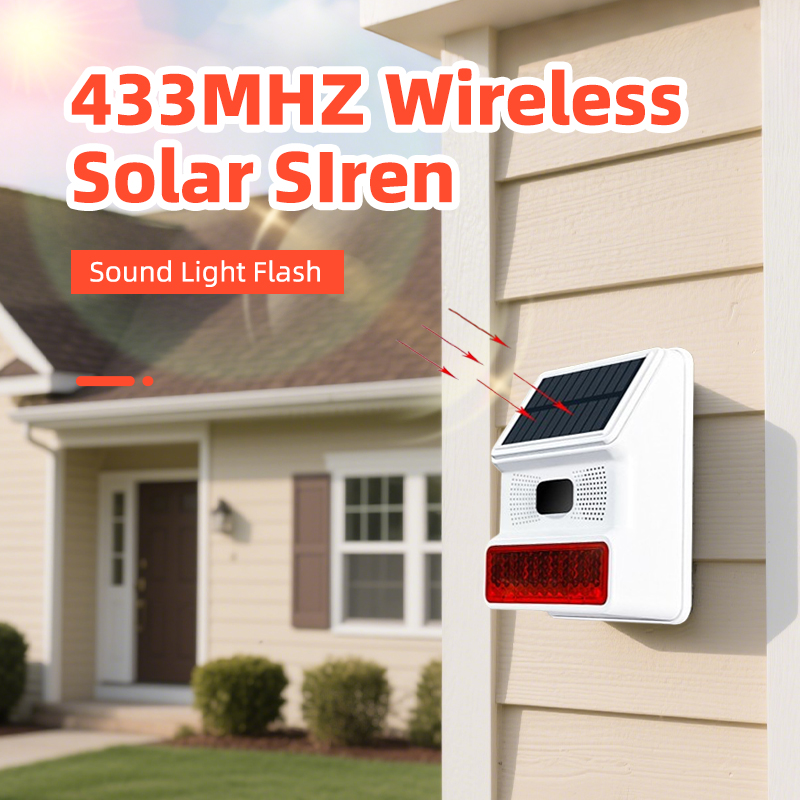 Outdoor Alarm Horn 433MHZ Wire - Home Security Lights avaliação e preço