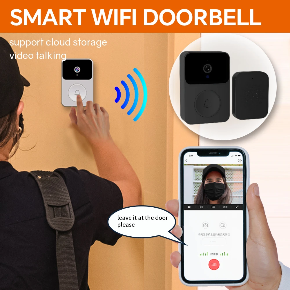 Smart Wireless Doorbell Camera - Home Security Ring Camera avaliação e preço