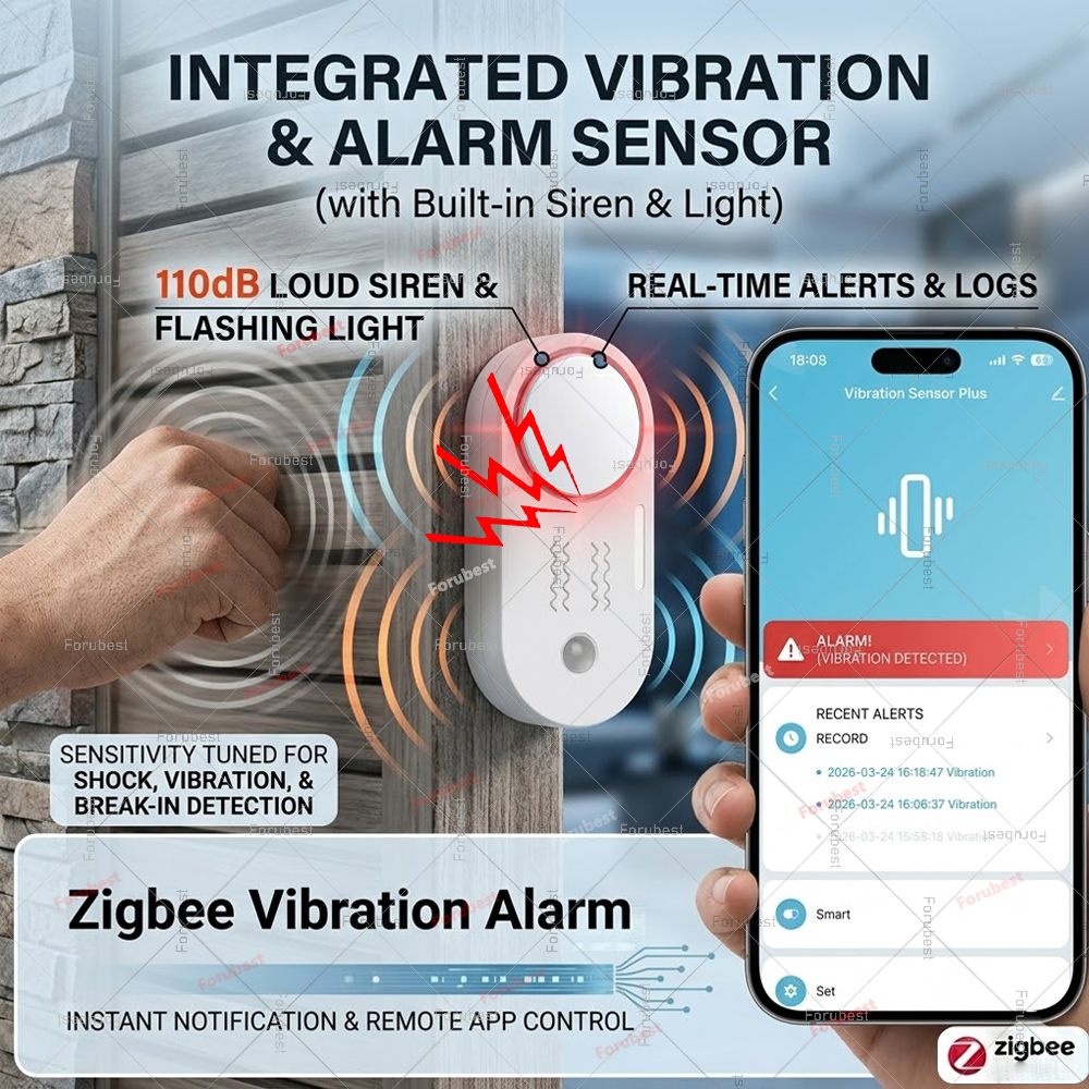 Zigbee Smart Siren Alarm Sound - Home Security Lights avaliação e preço