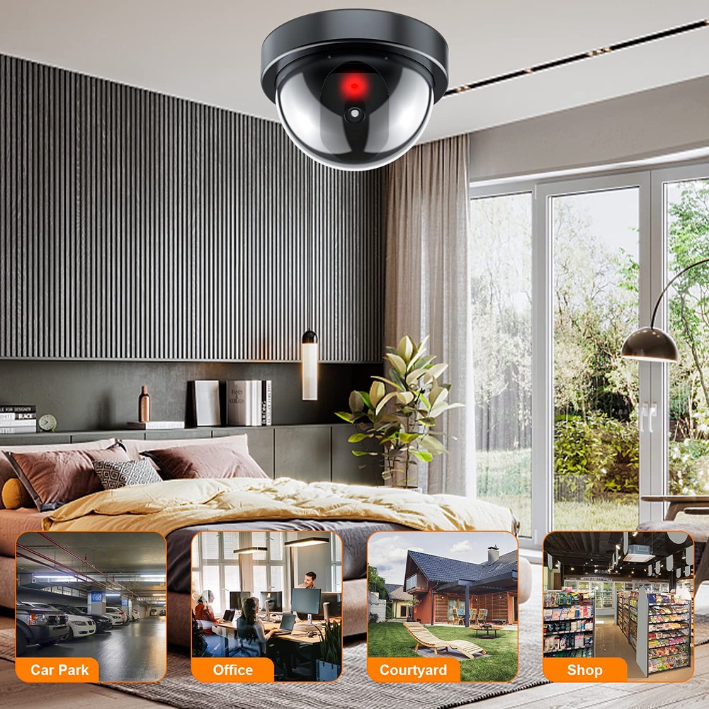 Dummy Security Camera,Fake Cam - Home Security Lights avaliação e preço