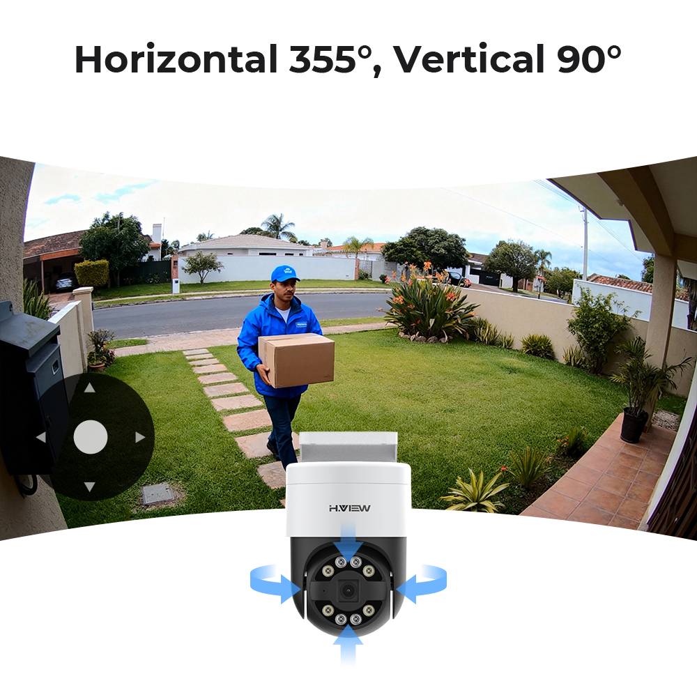 H.view 8Ch 4K 5MP 8MP Cctv Sec - Home Security Technician avaliação e preço