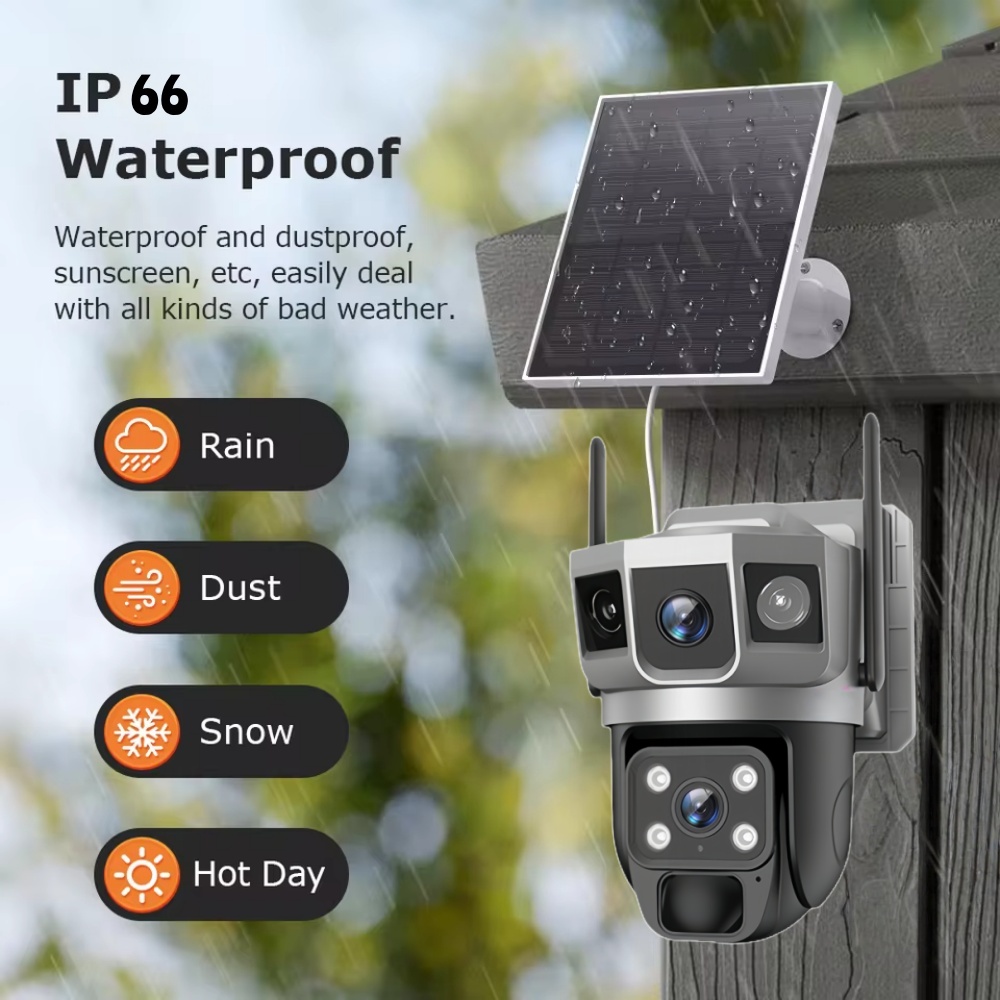 4G Camera Outdoor Solar Survei - Home Security Technician avaliação e preço