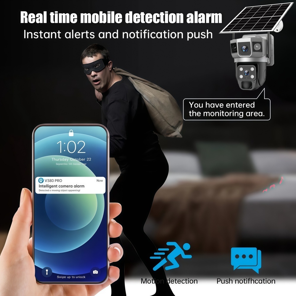 4G Camera Outdoor Solar Survei - Home Security Technician avaliação e preço