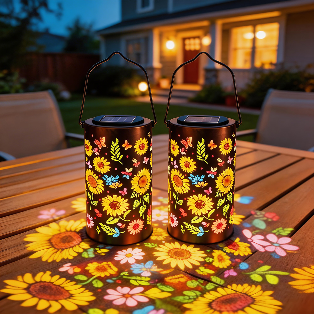 2PCS Colorful Sunflower Solar  - Home Security Yard Sign avaliação e preço