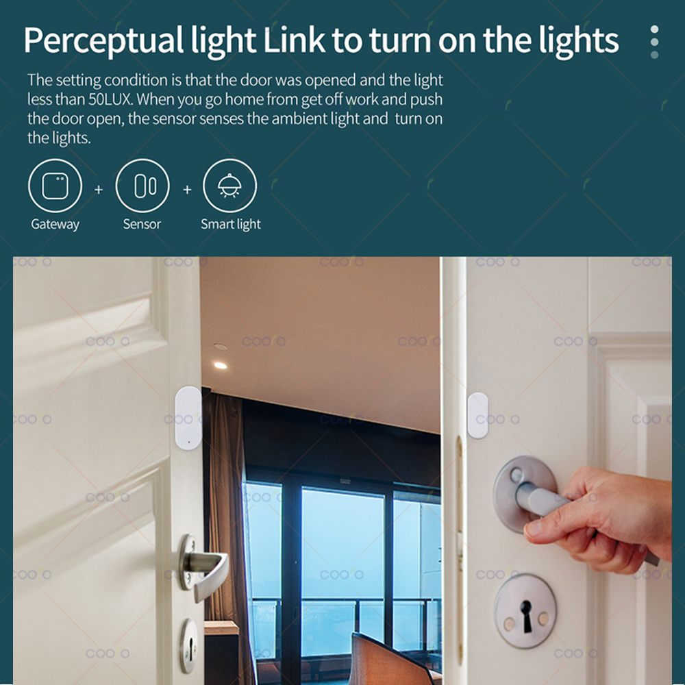 ZigBee Smart Door Window Senso - Home Security Lights avaliação e preço