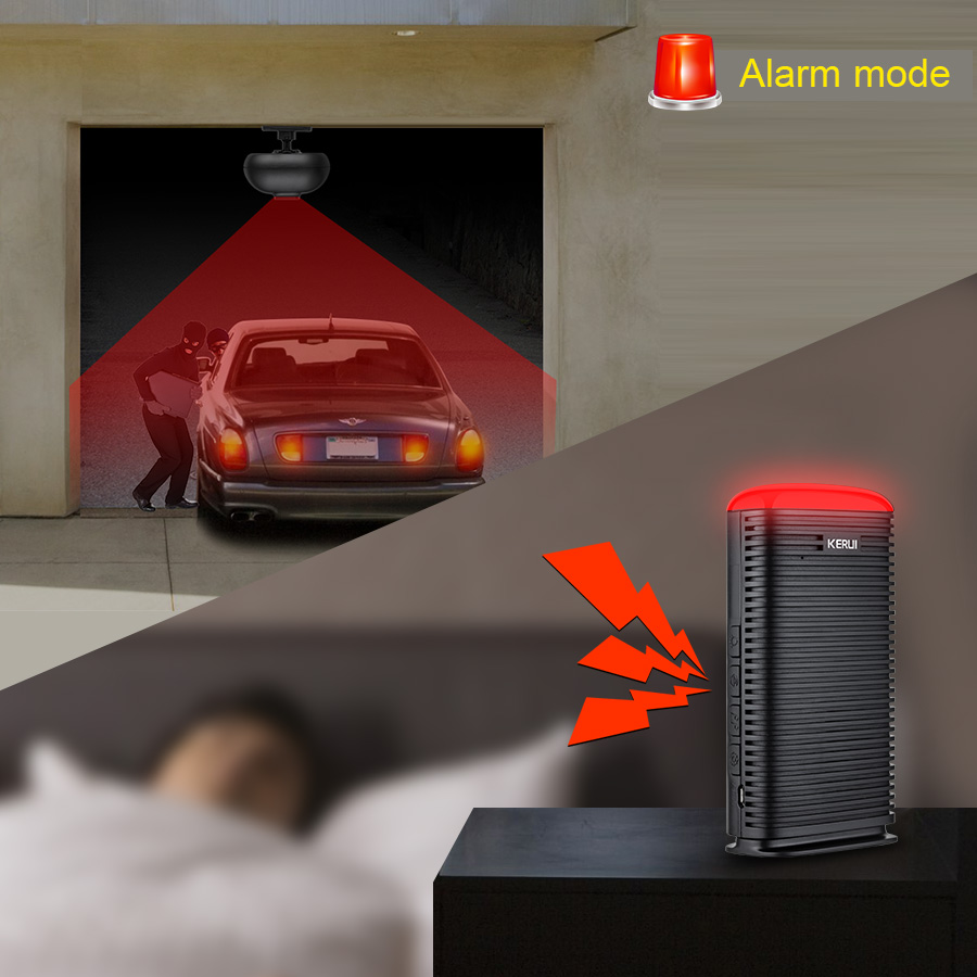KERUI DW9 Garage Alarm Wireles - Home Security Yard Sign avaliação e preço