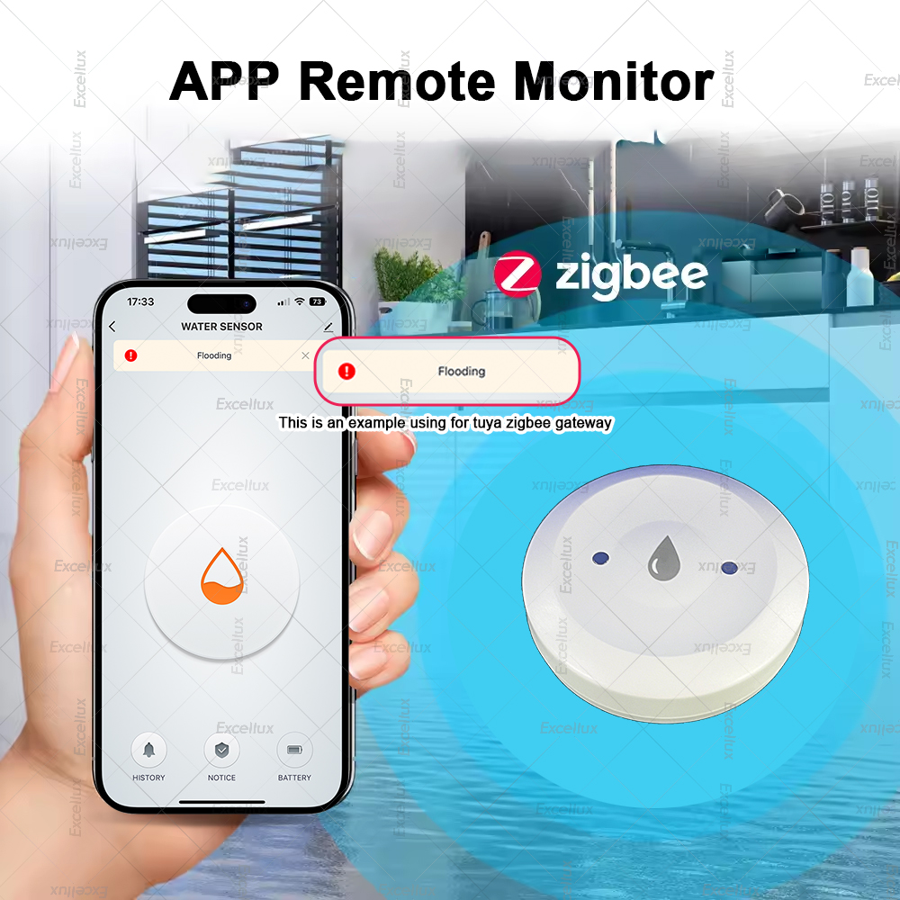 Zigbee Water Detector Leakage  - Home Security Home Assistant avaliação e preço