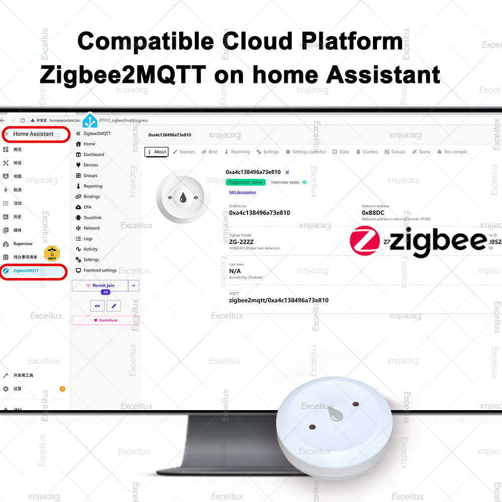 Zigbee Water Detector Leakage  - Home Security Home Assistant avaliação e preço