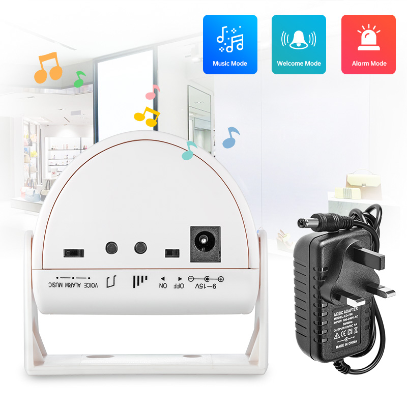 Wireless Infrared Chime Doorbe - Home Security Options avaliação e preço