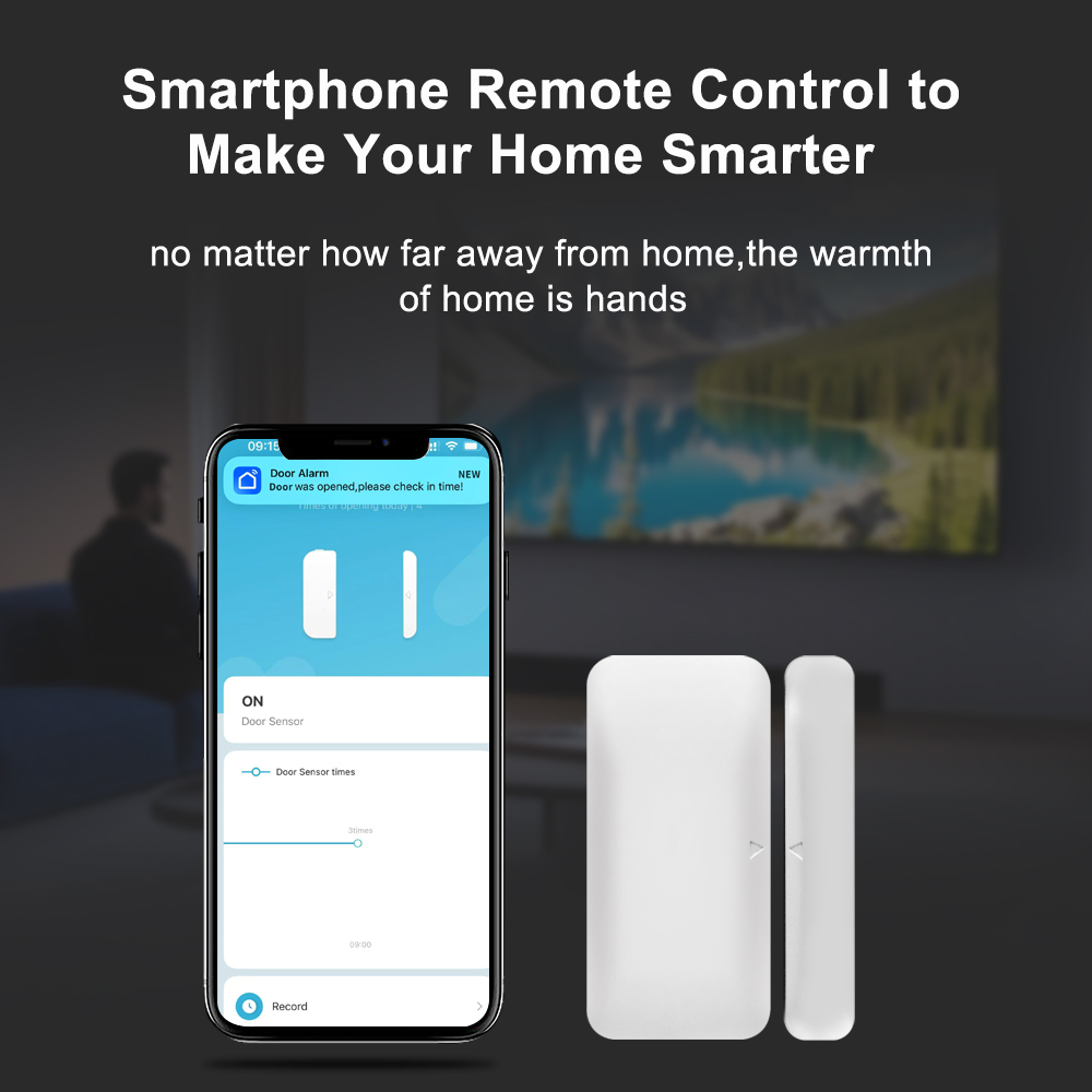 Tuya Zigbee Wireless Door Wind - Home Security Systems Wireless avaliação e preço