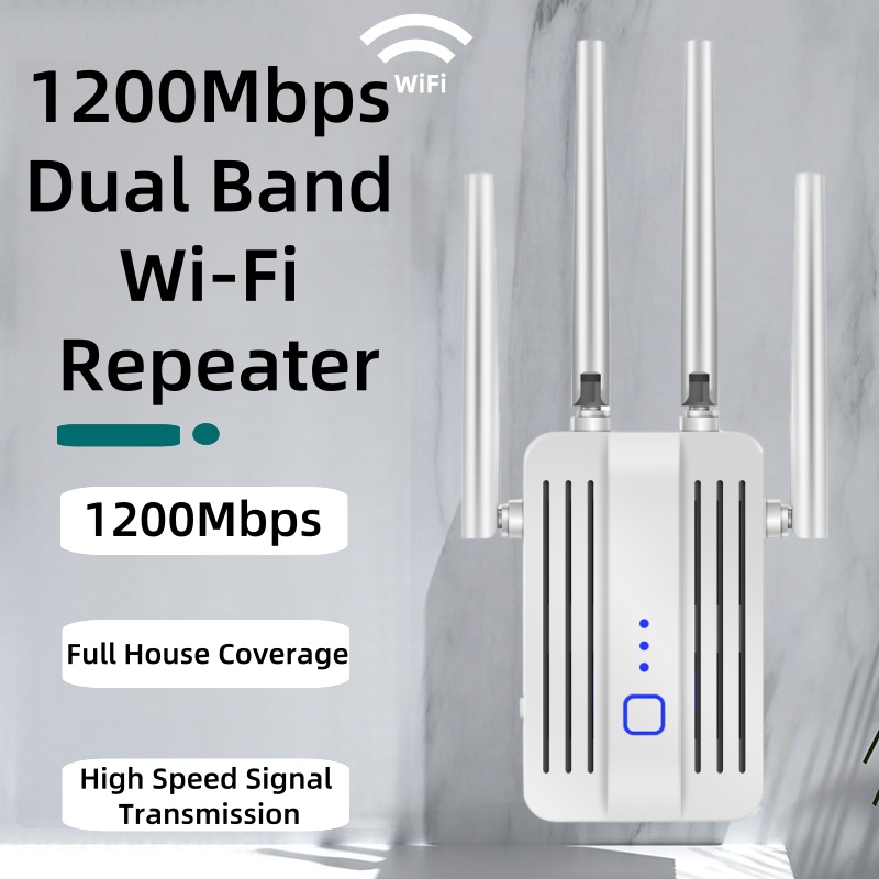 WiFi Repeater Extender 1200Mbp - Home Security And Internet avaliação e preço