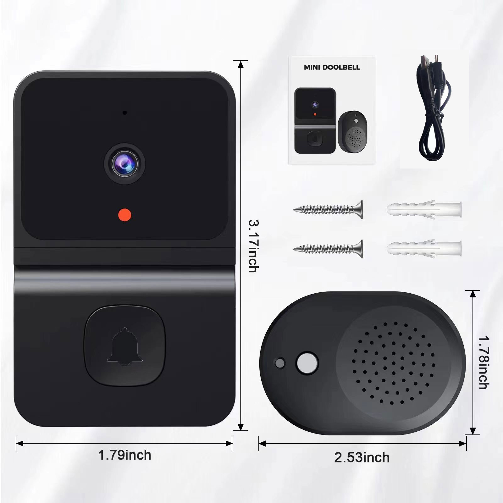 WiFi Video Doorbell Smart Home - Home Security Ring Camera avaliação e preço