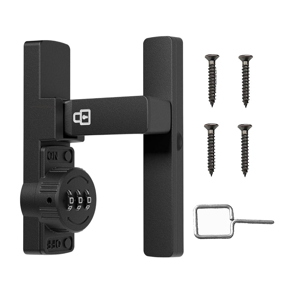 Security Barn Door Lock 3-Digi - Home Security Locks For Doors avaliação e preço