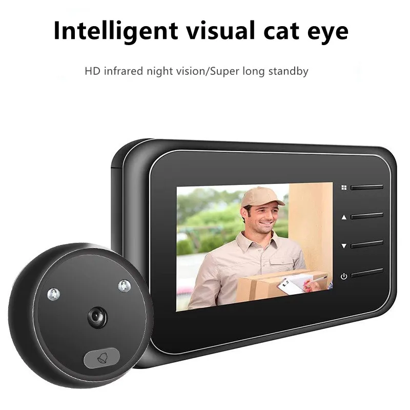 2.4 inch Video Peephole Doorbe - Home Security Ring Camera avaliação e preço