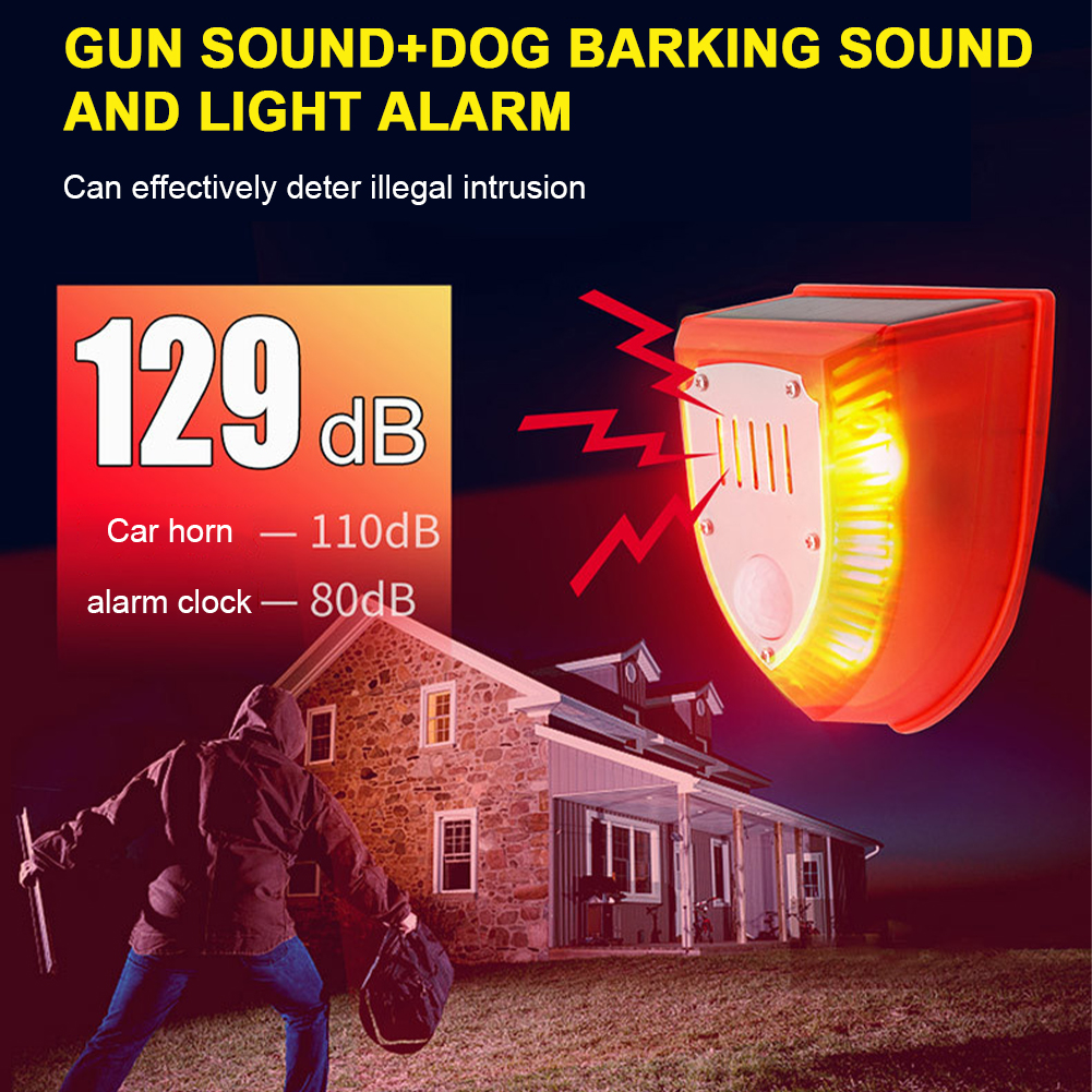 Outdoor Solar Alarm with Motio - Home Security Yard Sign avaliação e preço
