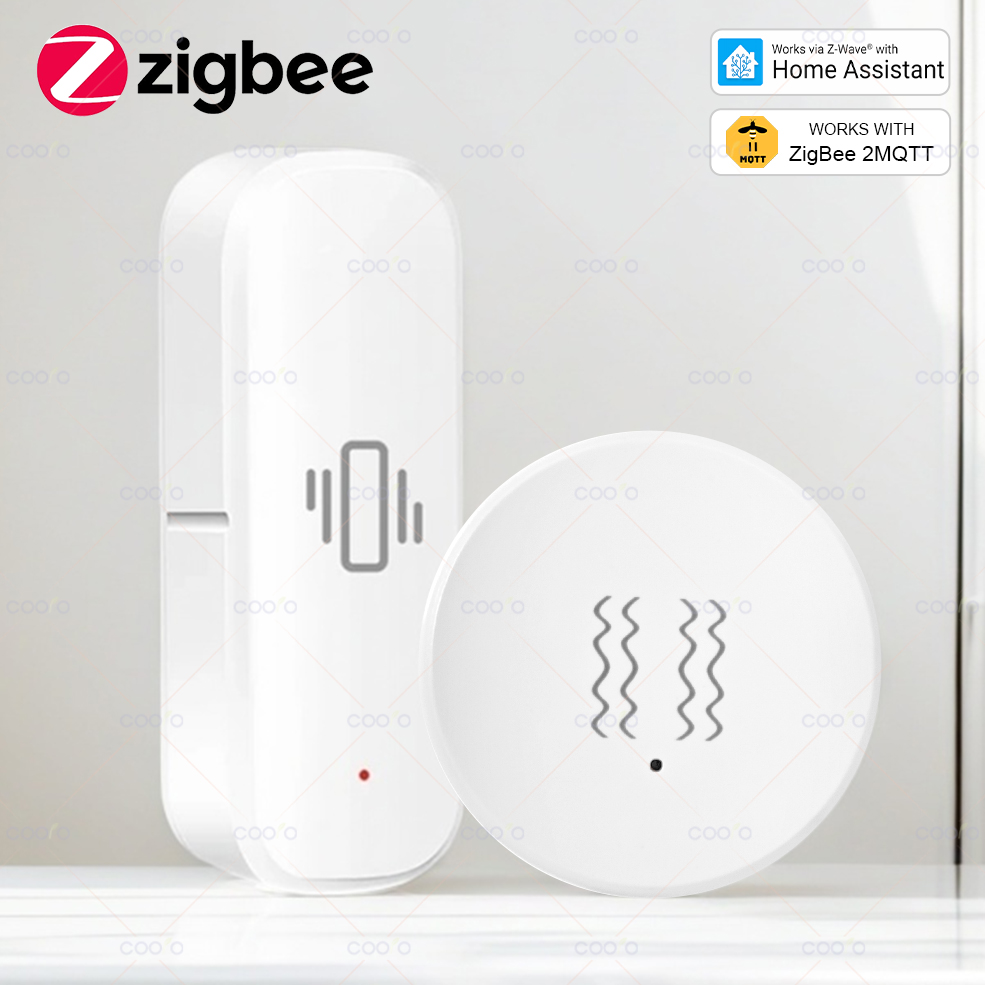 ZigBee 3.0 Vibration Sensor Re - Home Security Home Assistant avaliação e preço