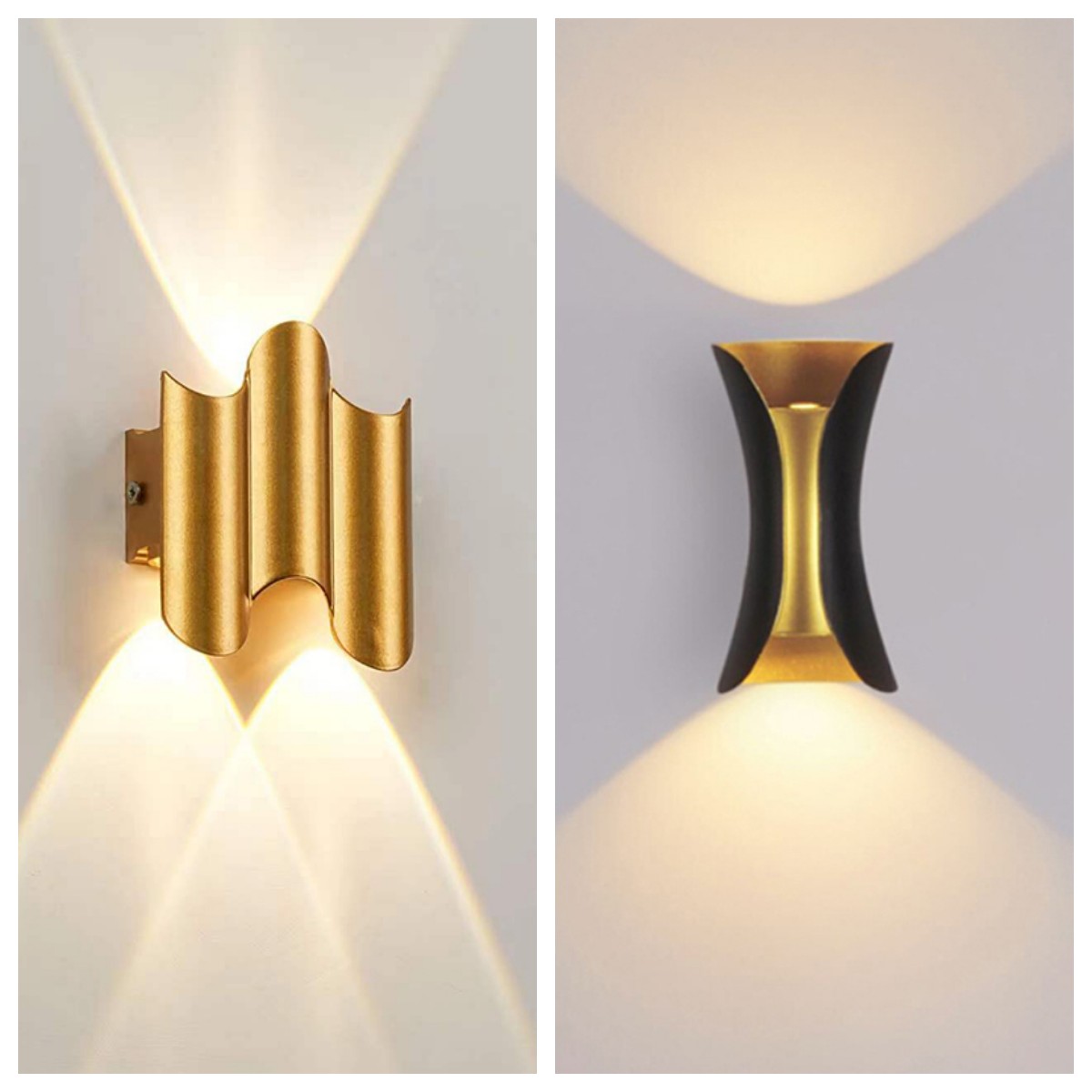 Aluminum Golden Body LED Wall  - Home Security Yard Sign avaliação e preço