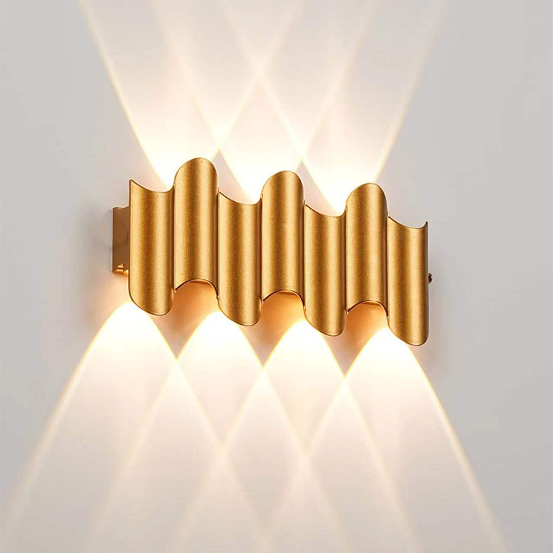 Aluminum Golden Body LED Wall  - Home Security Yard Sign avaliação e preço