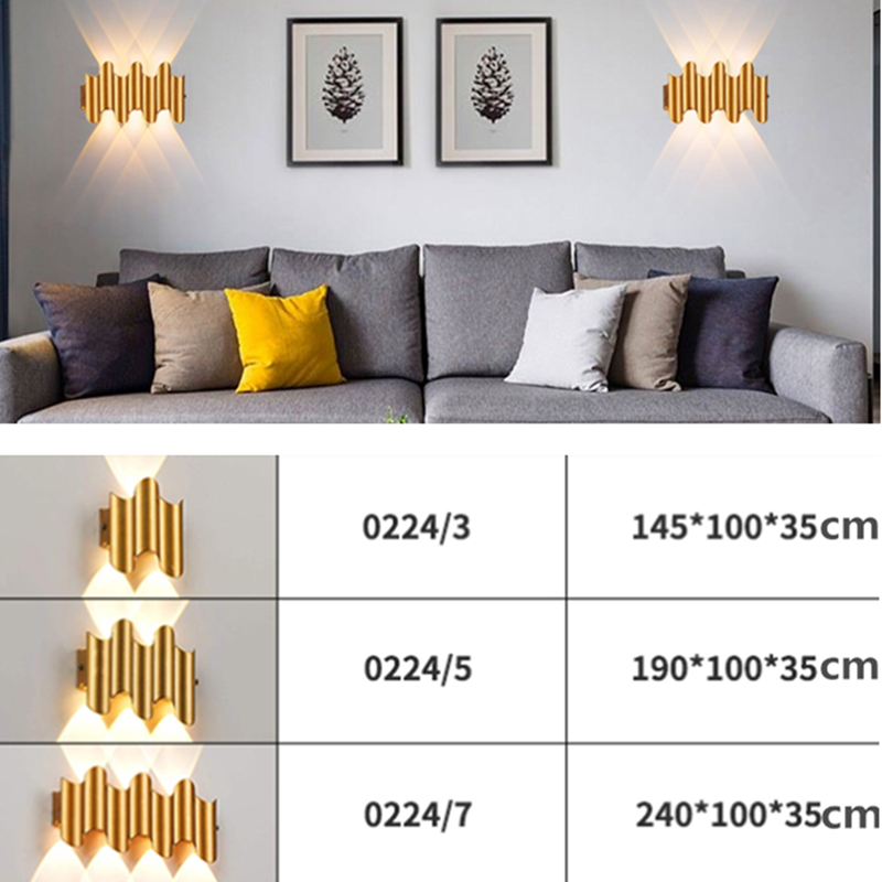 Aluminum Golden Body LED Wall  - Home Security Yard Sign avaliação e preço