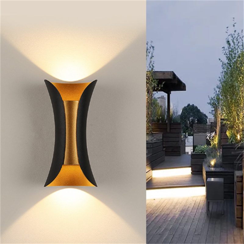 Aluminum Golden Body LED Wall  - Home Security Yard Sign avaliação e preço