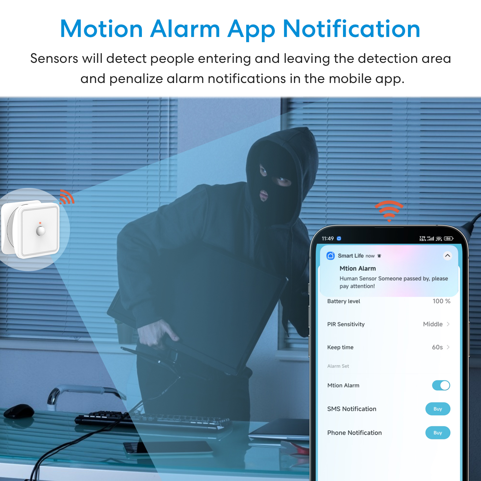 Tuya ZigBee Human Motion Senso - Home Security Home Assistant avaliação e preço