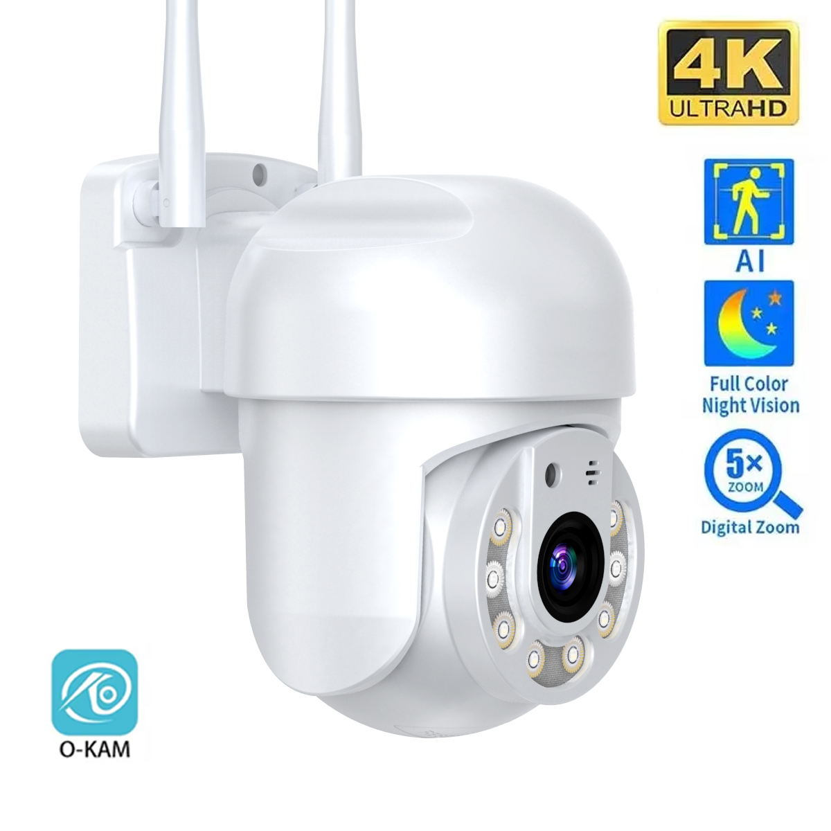 8MP 4K Speed Dome Auto Trackin - Home Security Options avaliação e preço