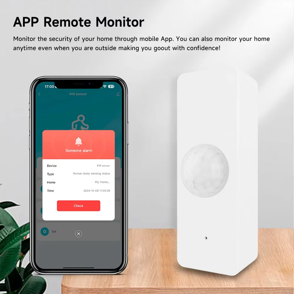 Tuya WiFi Zigbee PIR Motion Se - Home Security Home Assistant avaliação e preço
