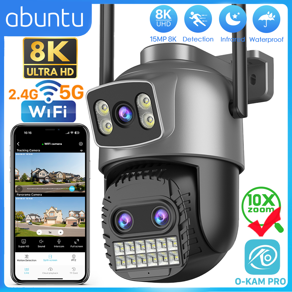 ABUNTU 15MP 8K 10X Optional Zo - Home Security Options avaliação e preço