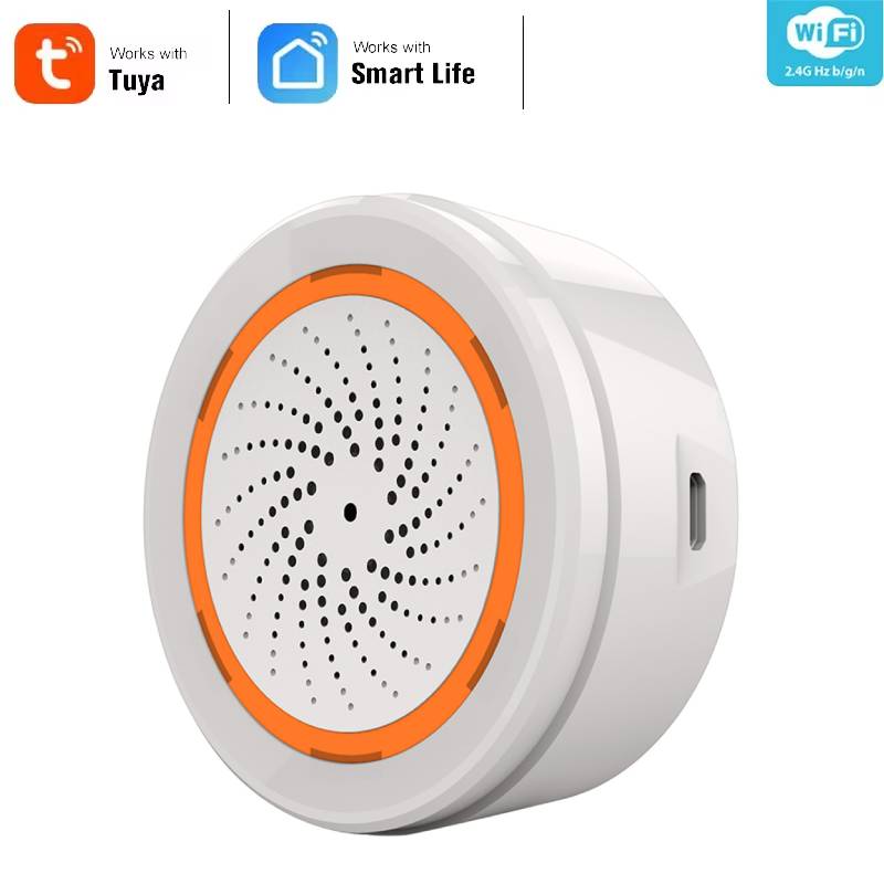 Smart Siren Alarm Tuya Zigbee  - Home Security Lights avaliação e preço