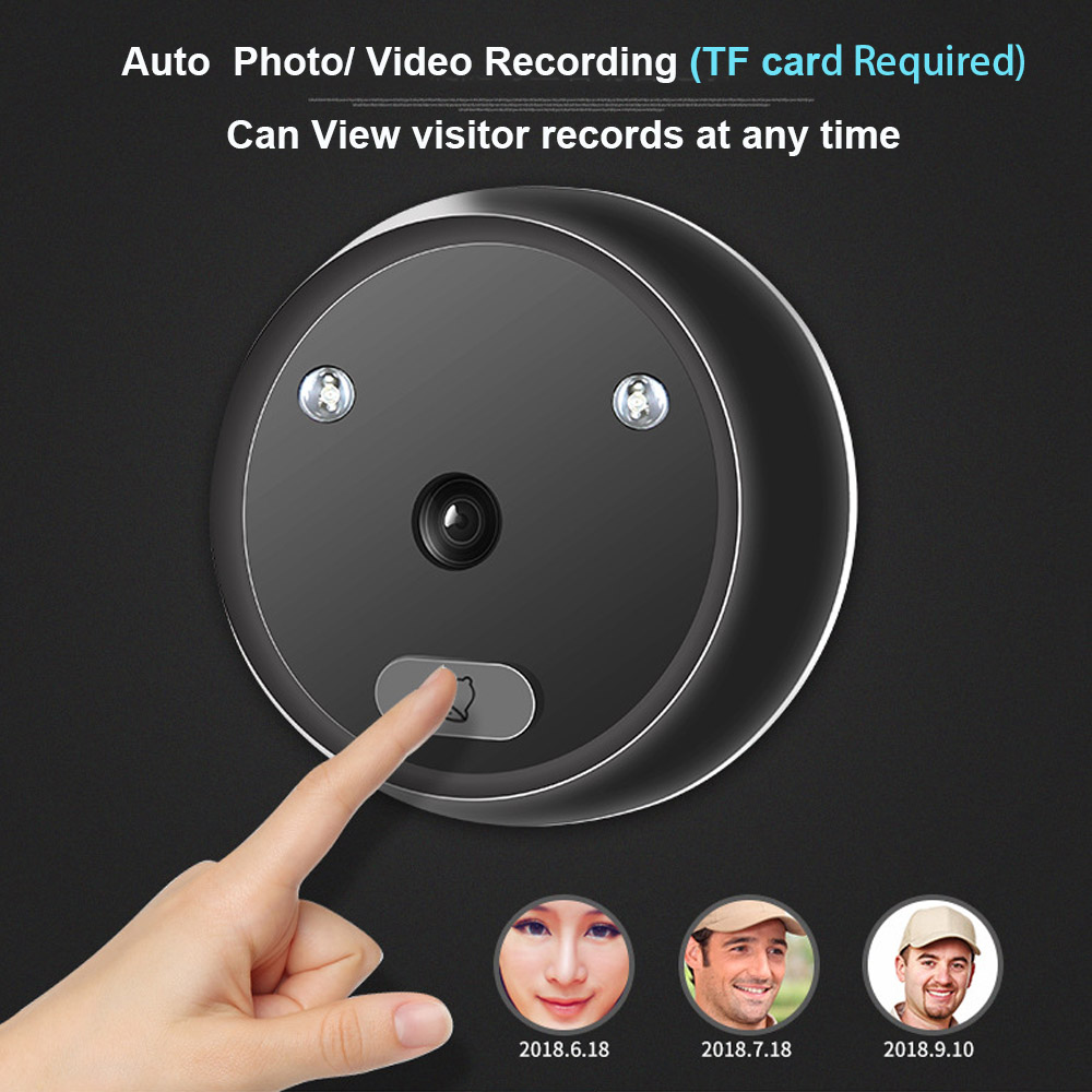 Video Peephole Doorbell Camera - Home Security Ring Camera avaliação e preço