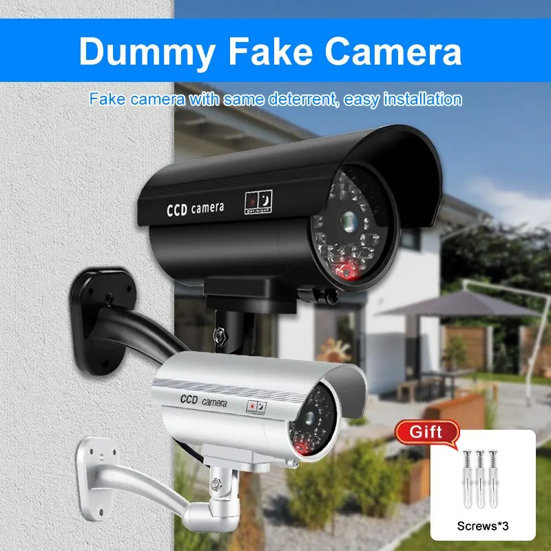 1PC Dummy Security Camera Watr - Home Security Lights avaliação e preço