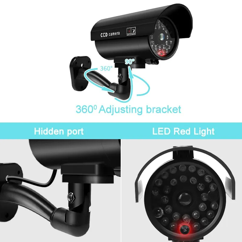 1PC Dummy Security Camera Watr - Home Security Lights avaliação e preço