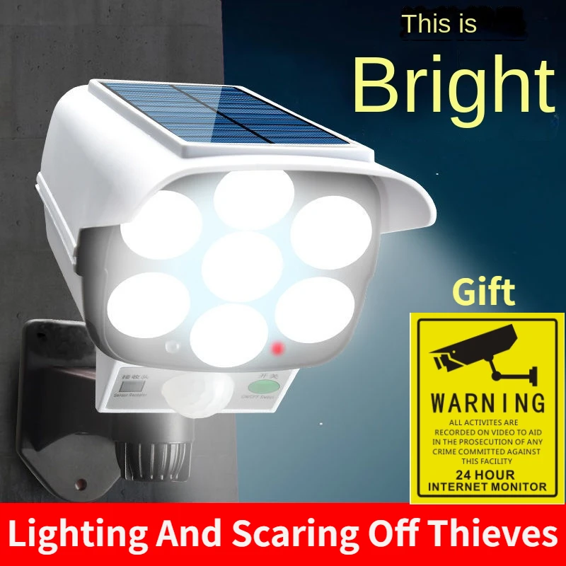 Outdoor Solar Light Motion Sen - Home Security Lights avaliação e preço