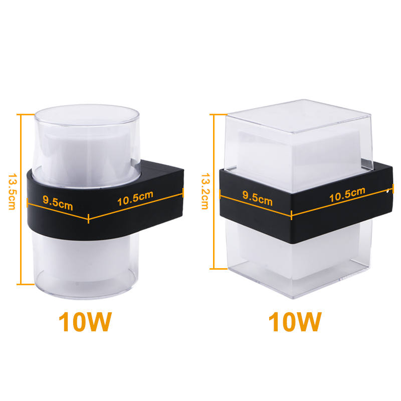 10W LED Wall Lights Porch Scon - Home Security Yard Sign avaliação e preço