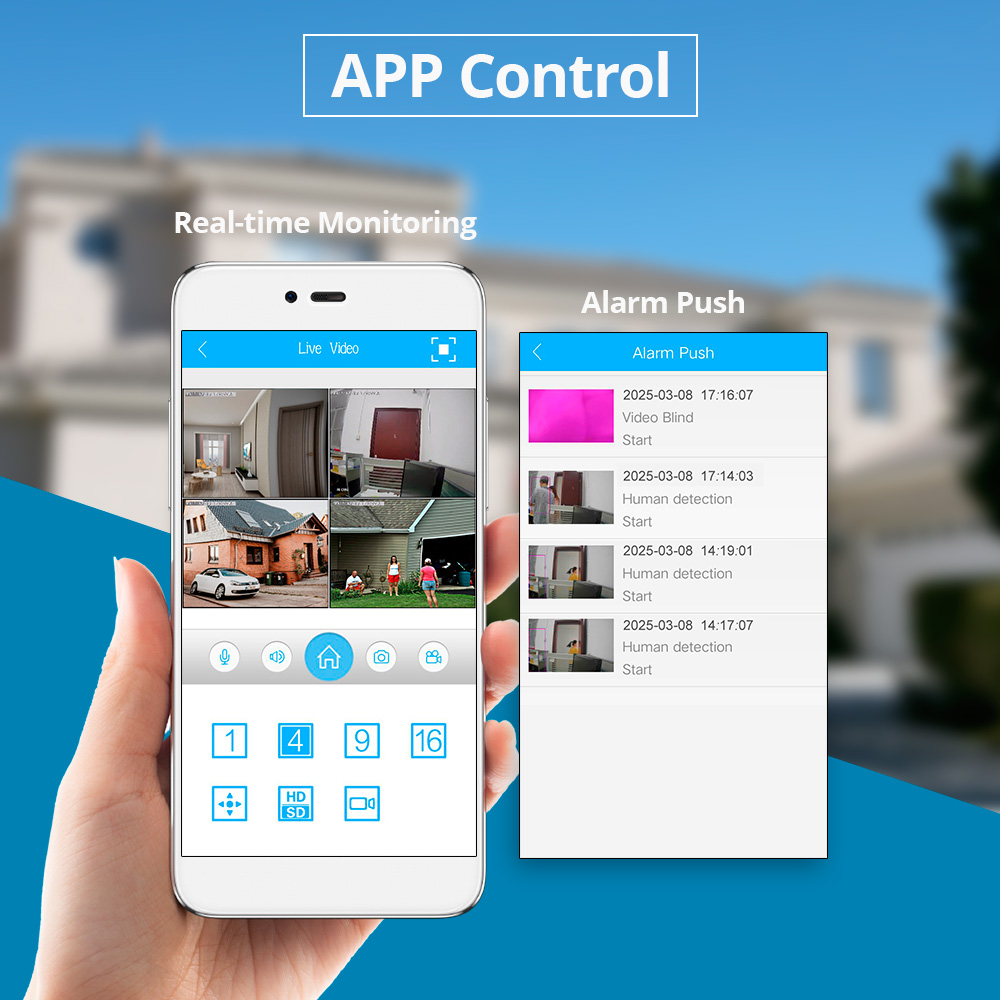 KERUI Mini Network WIFI 8CH NV - Home Security Home Assistant avaliação e preço