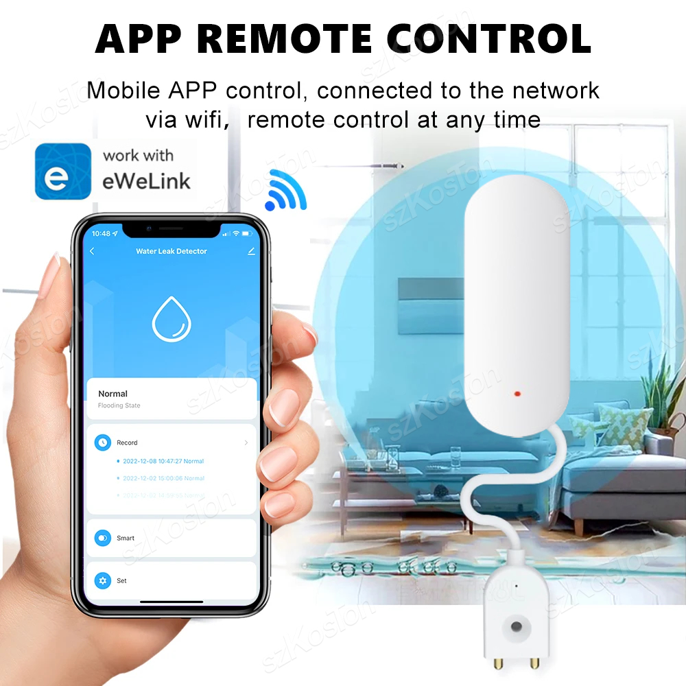 eWeLink APP Water Leak Detecto - Home Security Home Assistant avaliação e preço