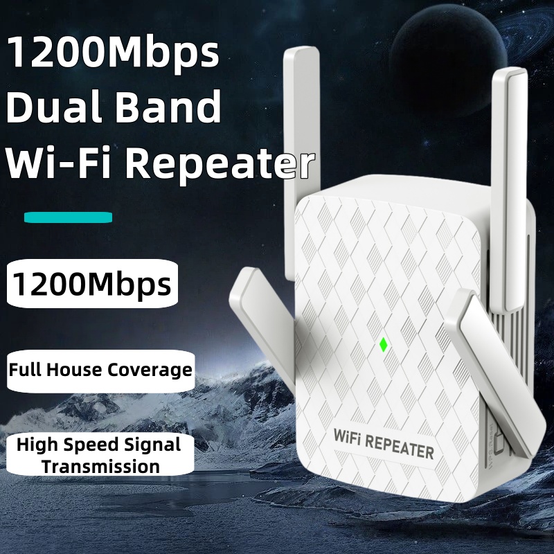 1200Mbps Wireless Wifi Extende - Home Security And Internet avaliação e preço