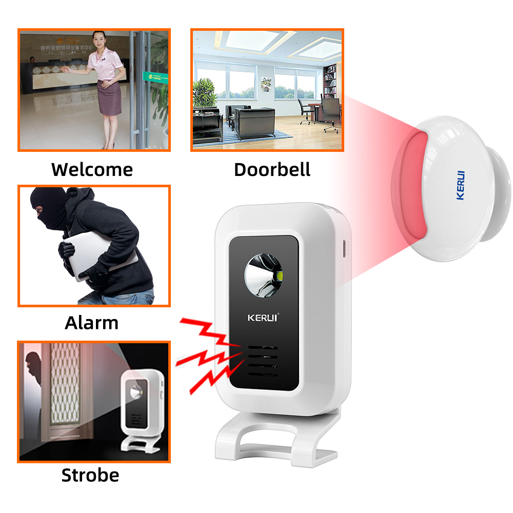 KERUI Welcome Motion Sensor Se - Home Security Lights avaliação e preço