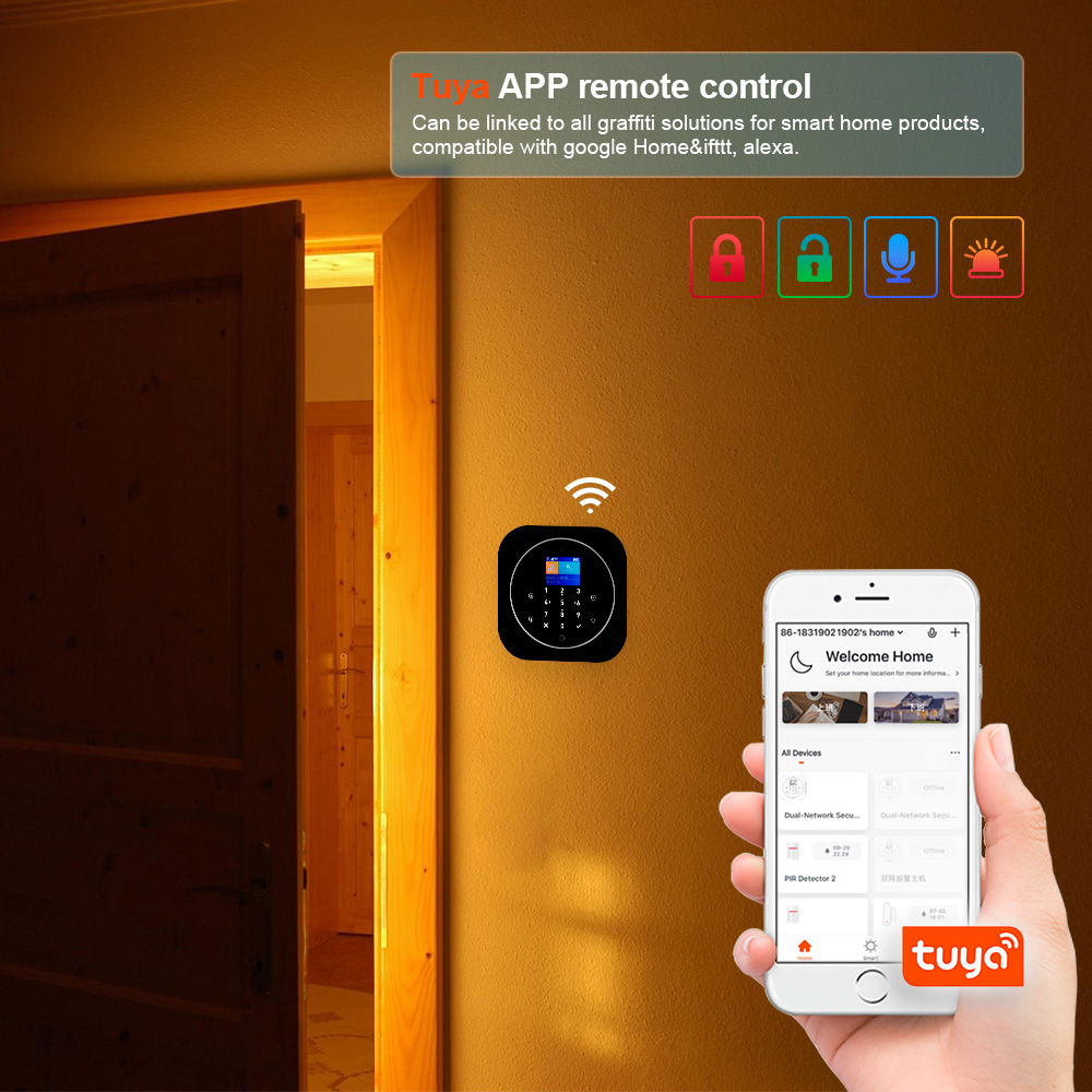 KERUI G12 Wireless Tuya Home A - Home Security Technician avaliação e preço