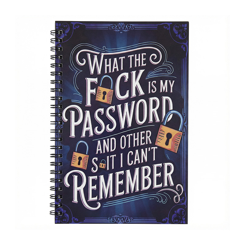 1pcs Spiral Bound Password Log - Home Security And Internet avaliação e preço