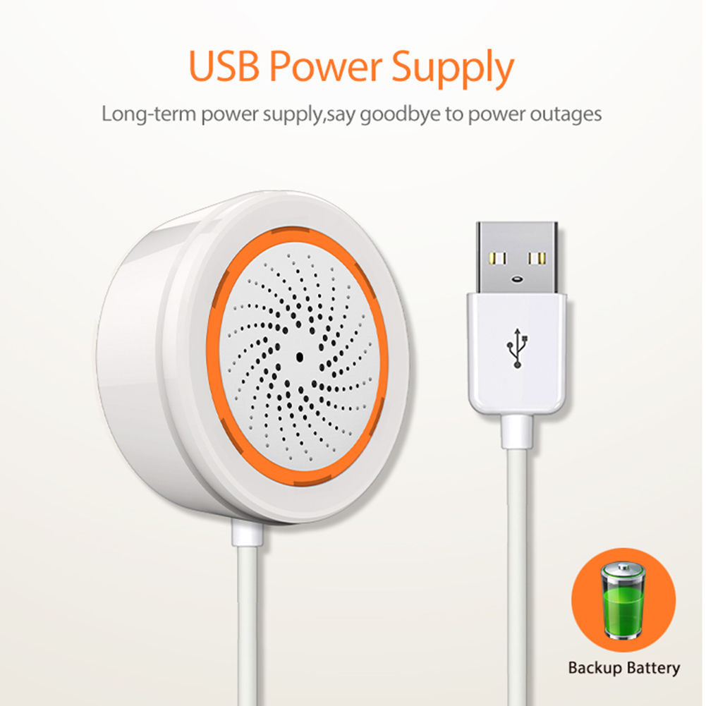 Tuya Zigbee Sound Light Sensor - Home Security Lights avaliação e preço