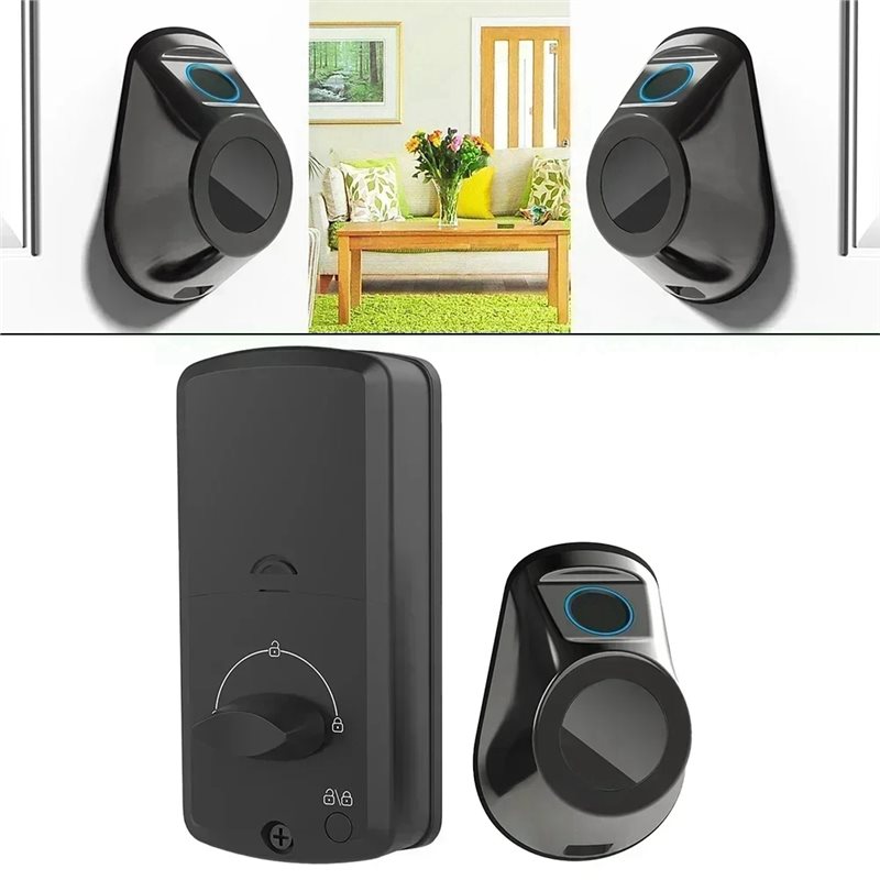 A73E-Fingerprint Door Lock Wit - Home Security Options avaliação e preço